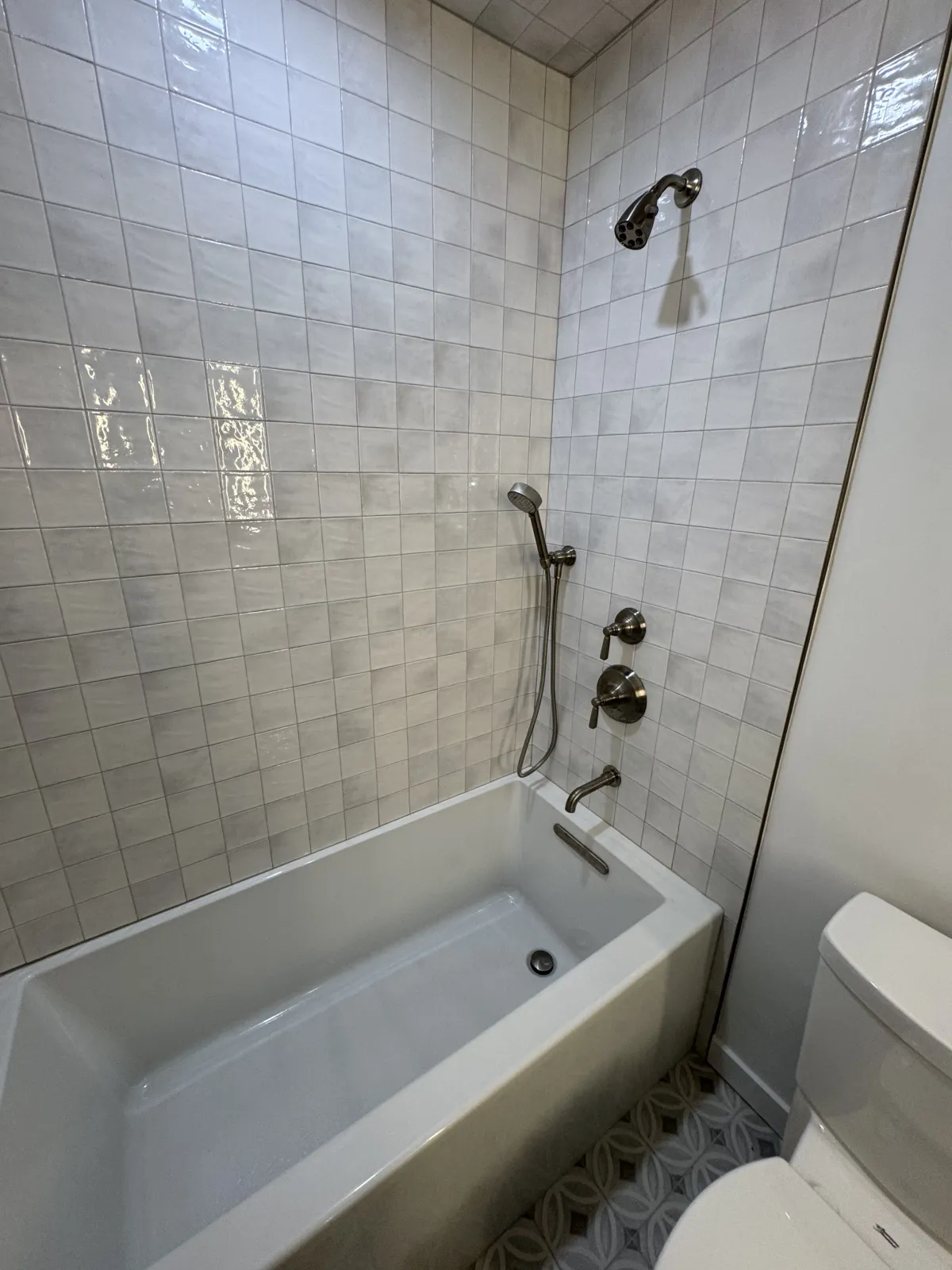 Completed Glen Ridge bathroom renovation